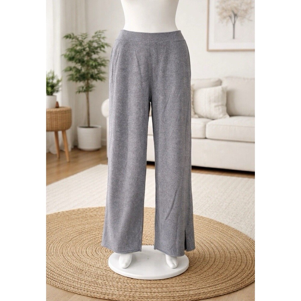 Barefoot Dreams Cozychic Lite Gray Casual Comfy Warm Pants Women’s Plus Size 2X